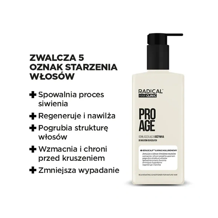 FARMONA Radical Hair Clinic Pro Age odżywka do włosów dojrzałych 200ml