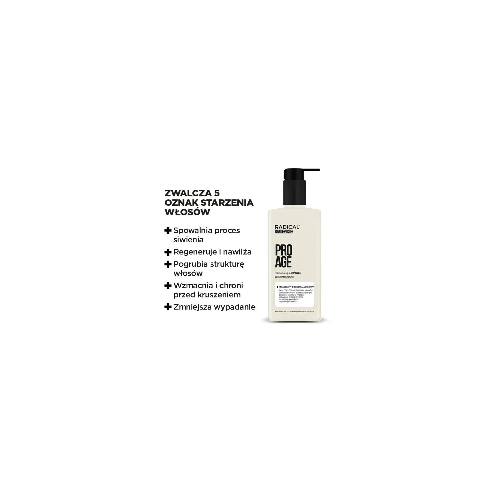 FARMONA Radical Hair Clinic Pro Age odżywka do włosów dojrzałych 200ml