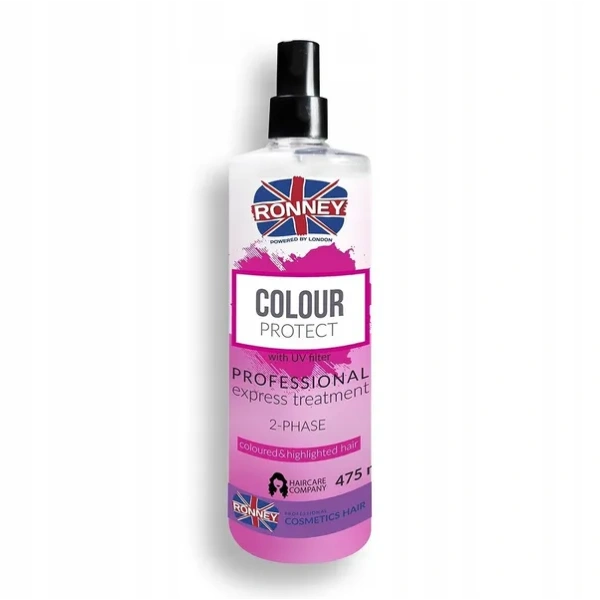 RONNEY Express Treatment Color Protect odżywka dwufazowa do włosów farbowanych 285ml