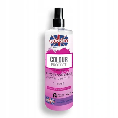 RONNEY Express Treatment Color Protect odżywka dwufazowa do włosów farbowanych 285ml