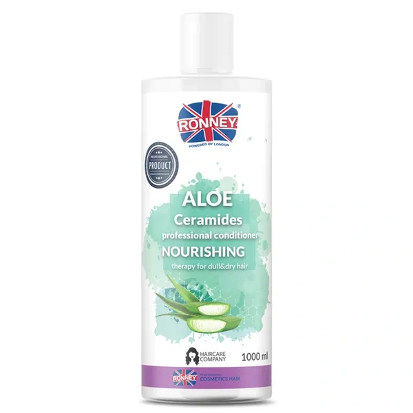 RONNEY Aloe Ceramides nawilżająca odżywka do włosów suchych i matowych 10000ml