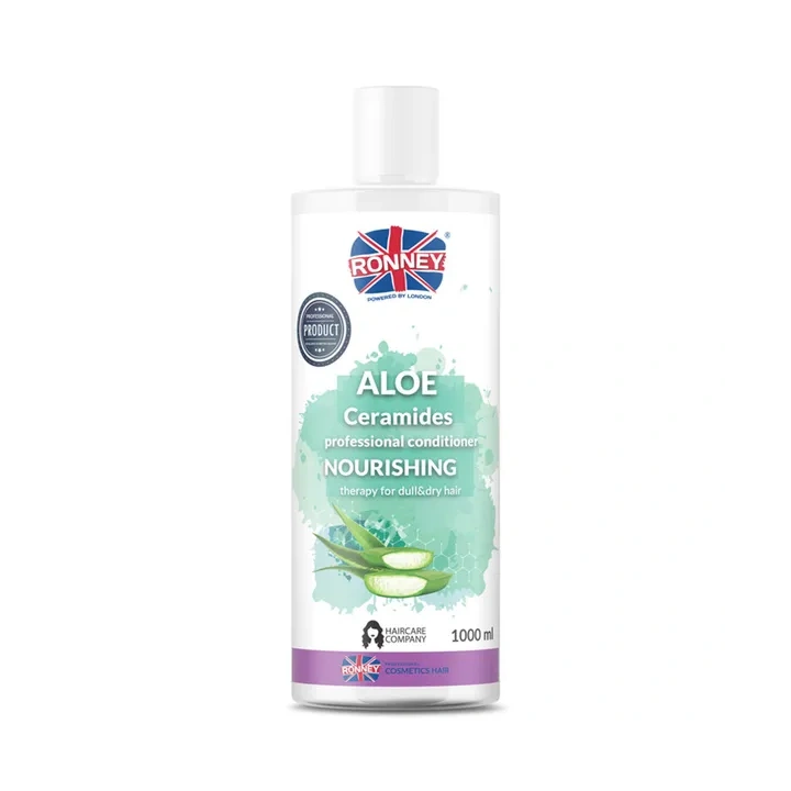 RONNEY Aloe Ceramides nawilżająca odżywka do włosów suchych i matowych 10000ml