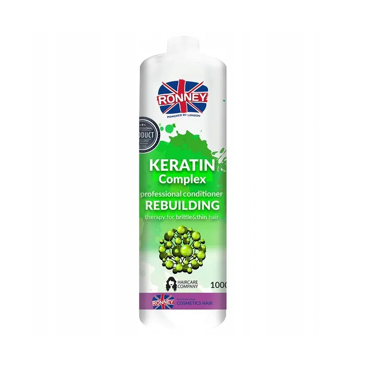 RONNEY Keratin Complex odbudowująca odżywka do włosów suchych i łamliwych 1000ml