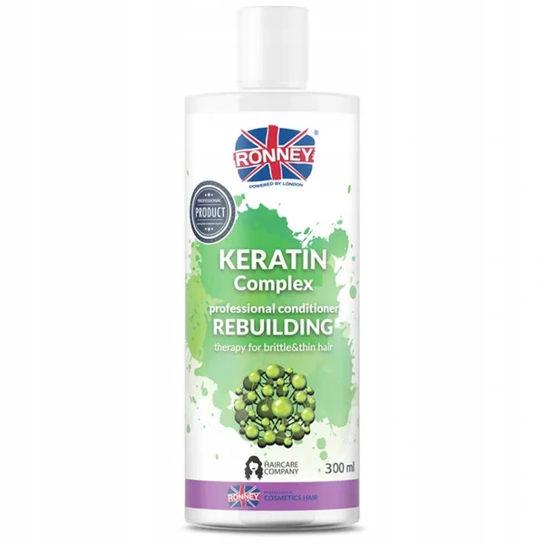 RONNEY Keratin Complex odbudowująca odżywka do włosów suchych i łamliwych 300ml