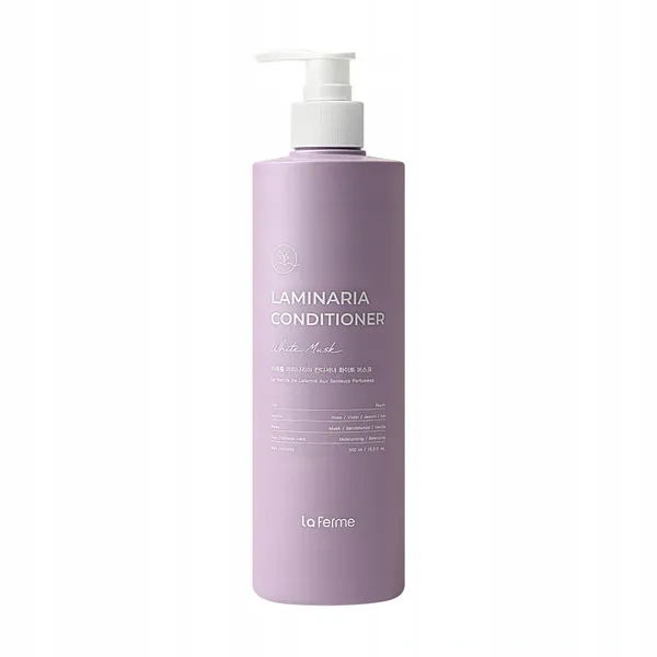 LA FERME Laminaria odżywka do włosów z algami White Musk 500ml
