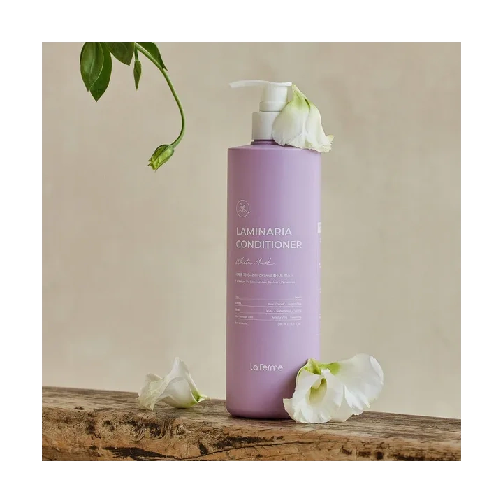 LA FERME Laminaria odżywka do włosów z algami White Musk 500ml