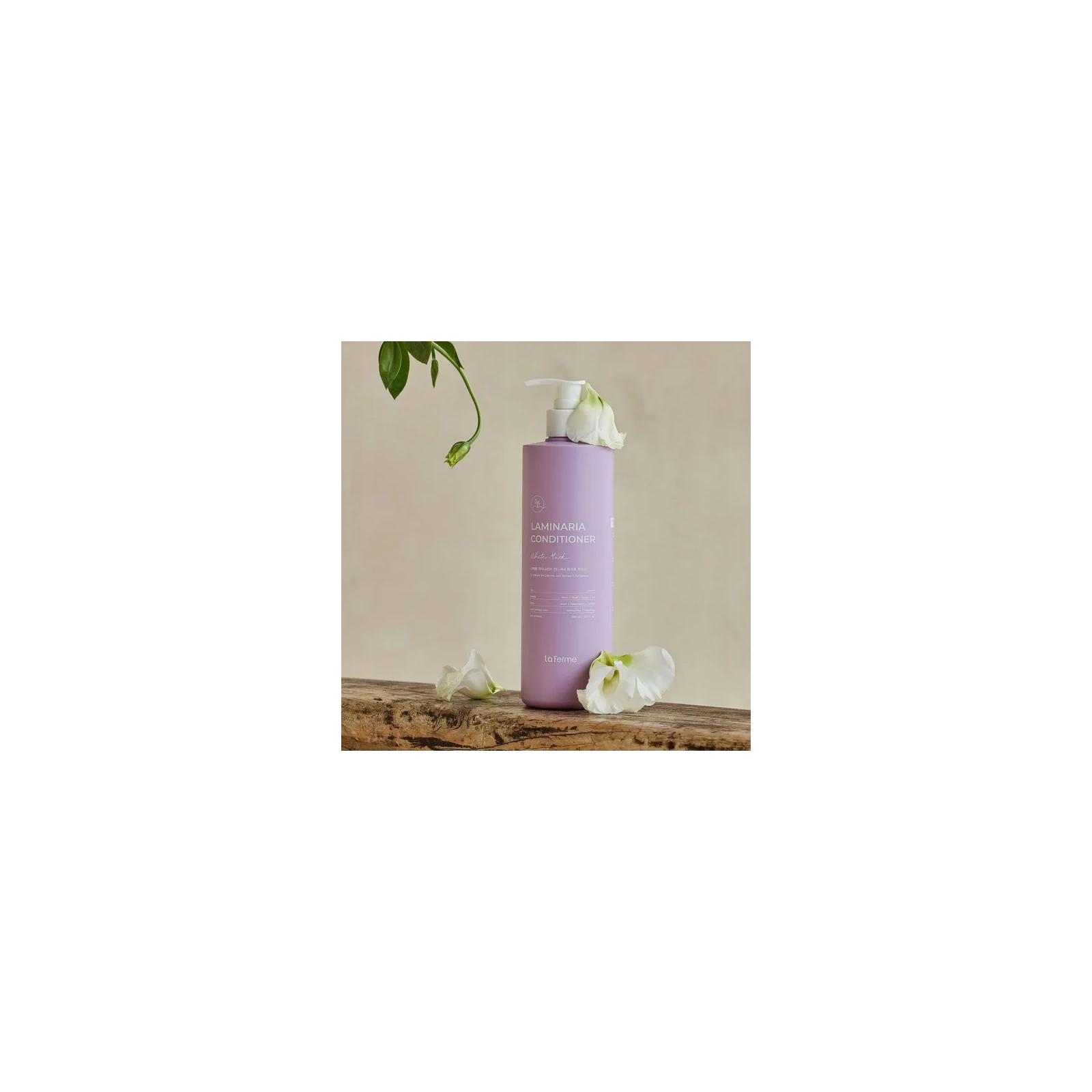 LA FERME Laminaria odżywka do włosów z algami White Musk 500ml