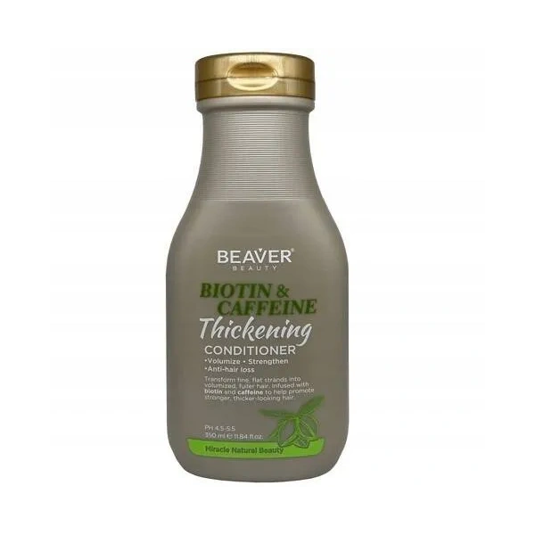 BEAVER Biotin & Caffeine odżywka do włosów wzmacniająca 350ml 