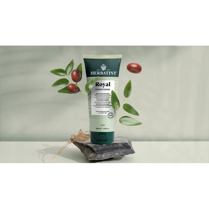 HERBATINT Bio Organic Royal odżywka do włosów farbowanych Królewska 200ml 