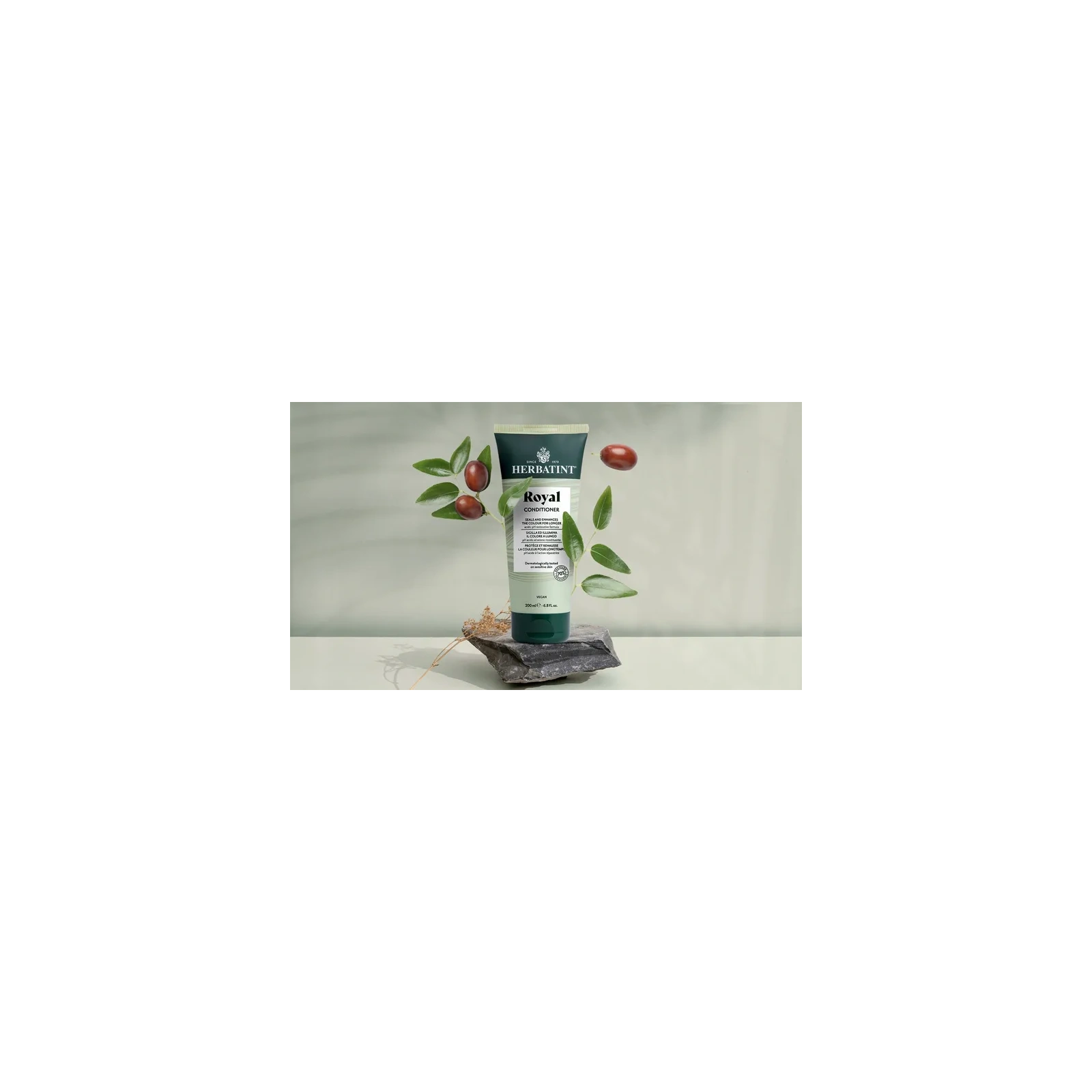 HERBATINT Bio Organic Royal odżywka do włosów farbowanych Królewska 200ml 