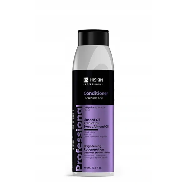 HISKIN Professional odżywka do włosów blond redukuje żółtawe odcienie 400ml