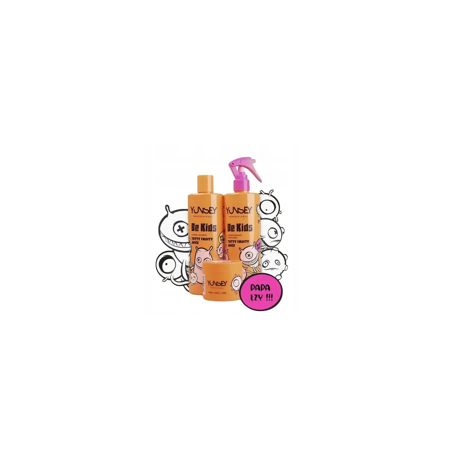 YUNSEI Be Kids odżywka do włosów dla dzieci Tutty Fruity Juice 400ml 