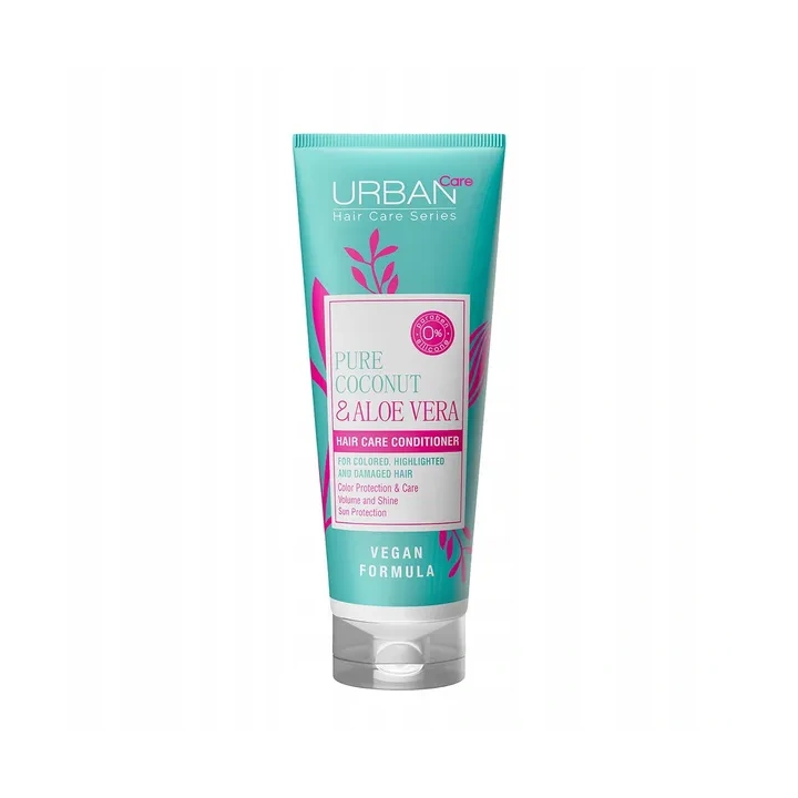 URBAN CARE Pure Coconut & Aloe Vera odżywka do włosów farbowanych 250ml 