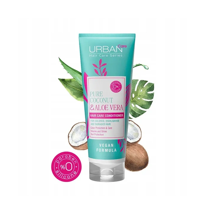 URBAN CARE Pure Coconut & Aloe Vera odżywka do włosów farbowanych 250ml 