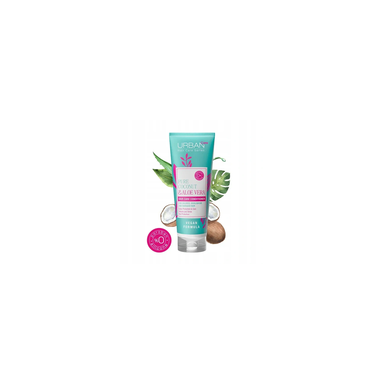 URBAN CARE Pure Coconut & Aloe Vera odżywka do włosów farbowanych 250ml 