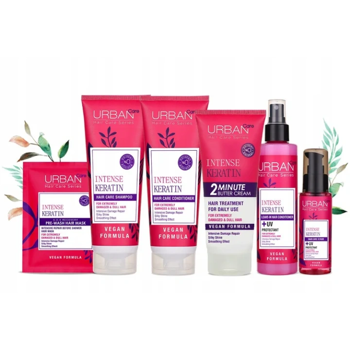 URBAN CARE Intense Keratin odżywka do włosów regenerująca 250ml 