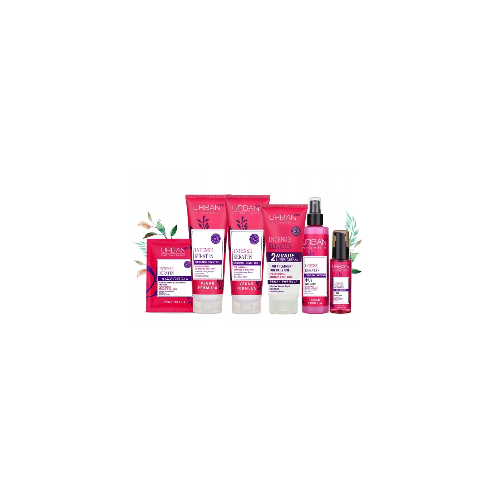 URBAN CARE Intense Keratin odżywka do włosów regenerująca 250ml 