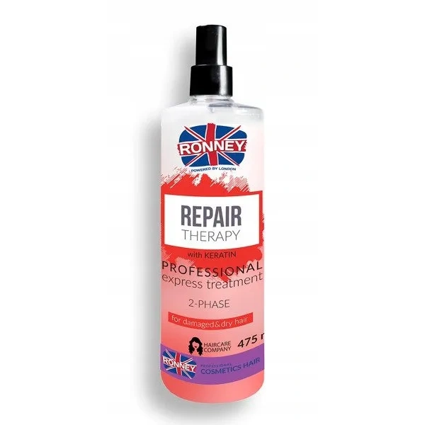 RONNEY Express Treatment dwufazowa odżywka do włosów zniszczonych 475ml