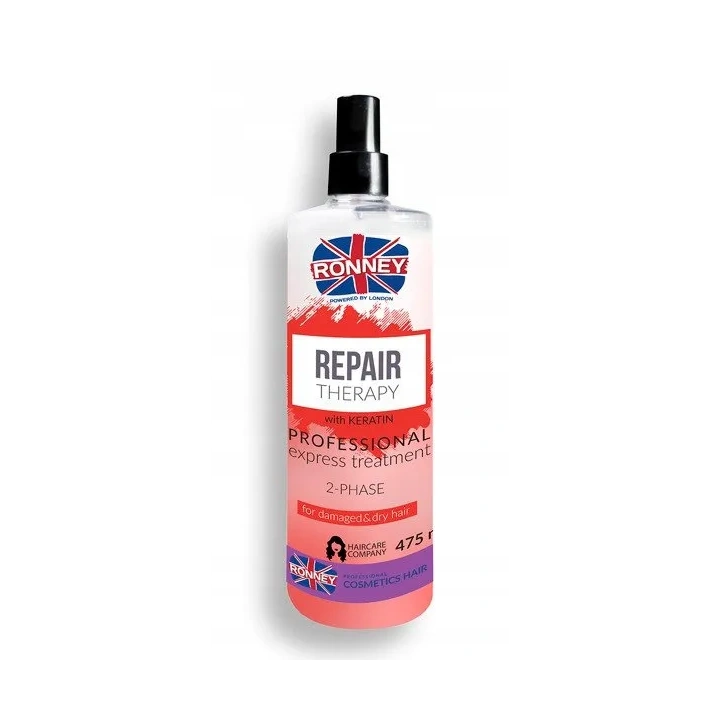 RONNEY Express Treatment dwufazowa odżywka do włosów zniszczonych 475ml