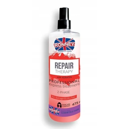 RONNEY Express Treatment dwufazowa odżywka do włosów zniszczonych 475ml