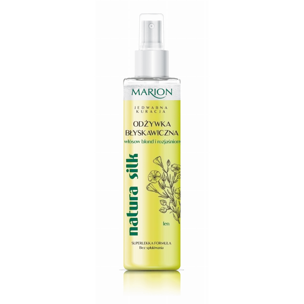 MARION Natura Silk błyskawiczna odżywka do włosów blond i rozjaśnianych spray 150ml