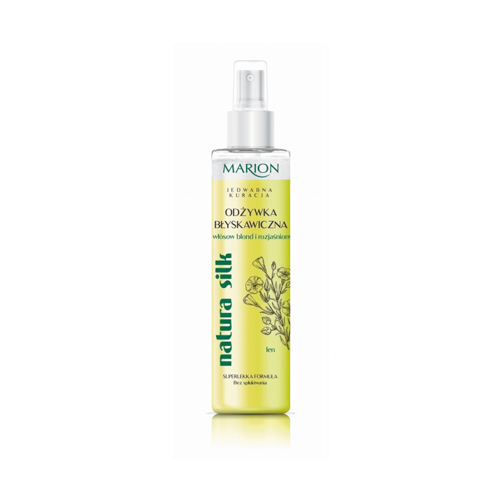 MARION Natura Silk błyskawiczna odżywka do włosów blond i rozjaśnianych spray 150ml