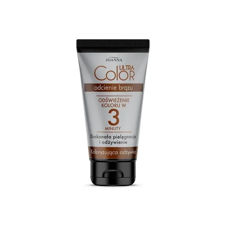 JOANNA Ultra Color 3 min koloryzująca odżywka do włosów Odcienie bązu 100g