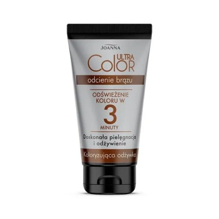 JOANNA Ultra Color 3 min koloryzująca odżywka do włosów Odcienie bązu 100g