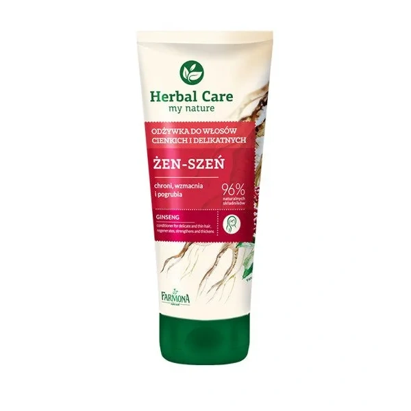 FARMONA Herbal Care odżywka do włosów cienkich i delikatnych Żeń-Szeń 200ml