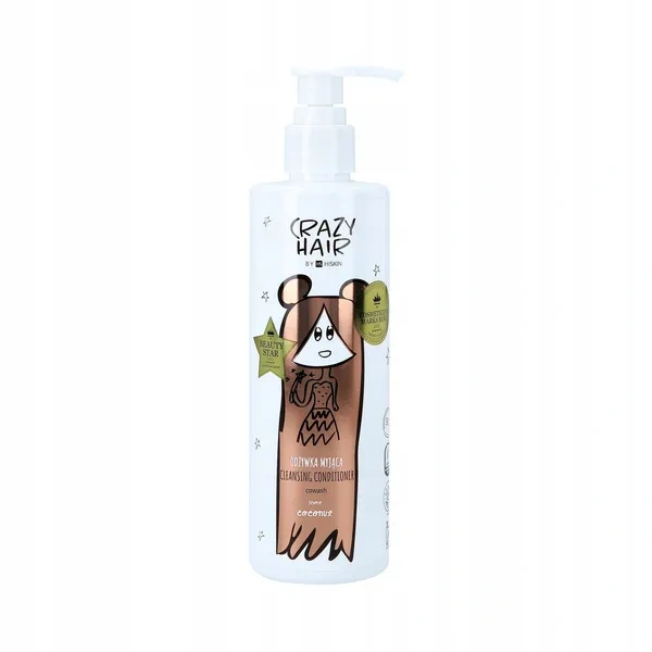 HISKIN Crazy Hair odżywka myjąca do włosów Kokos 300ml