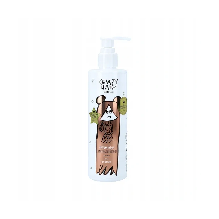 HISKIN Crazy Hair odżywka myjąca do włosów Kokos 300ml