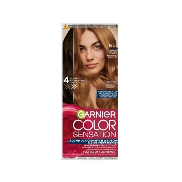 GARNIER Color Sensation krem do włosów HL1 Kasztanowy Blond