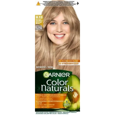 GARNIER Color Naturals Creme krem koloryzujący do włosów 8.13 Naturalny Jasny Blond