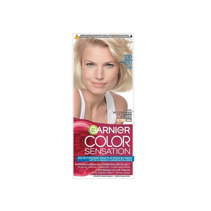 GARNIER Color Sensation krem do włosów S10 Srebrzysty Blond