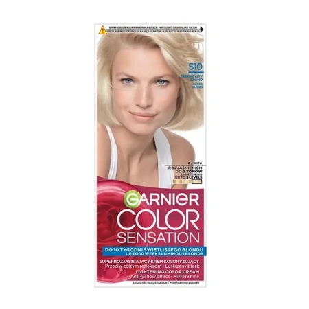 GARNIER Color Sensation krem do włosów S10 Srebrzysty Blond