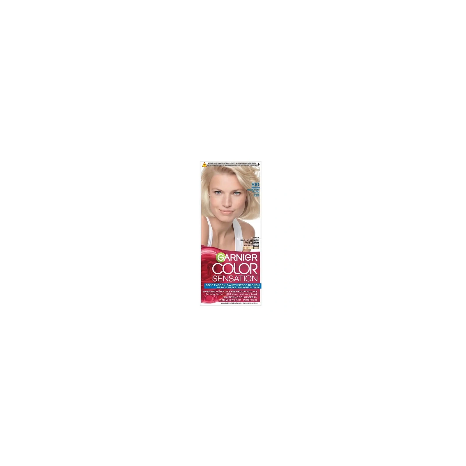 GARNIER Color Sensation krem do włosów S10 Srebrzysty Blond