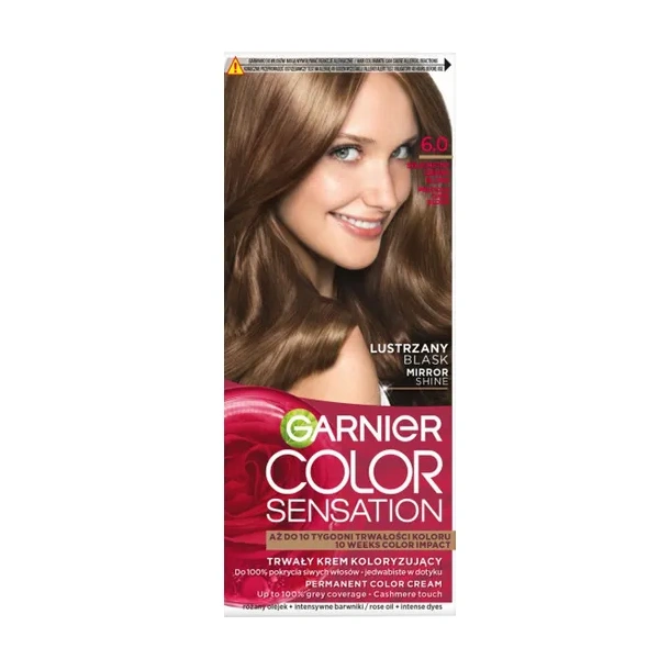 GARNIER Color Sensation krem do włosów 6.0 Szlachetny Ciemny Blond