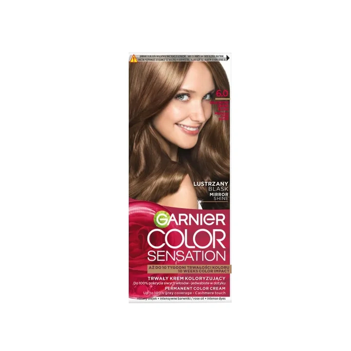 GARNIER Color Sensation krem do włosów 6.0 Szlachetny Ciemny Blond