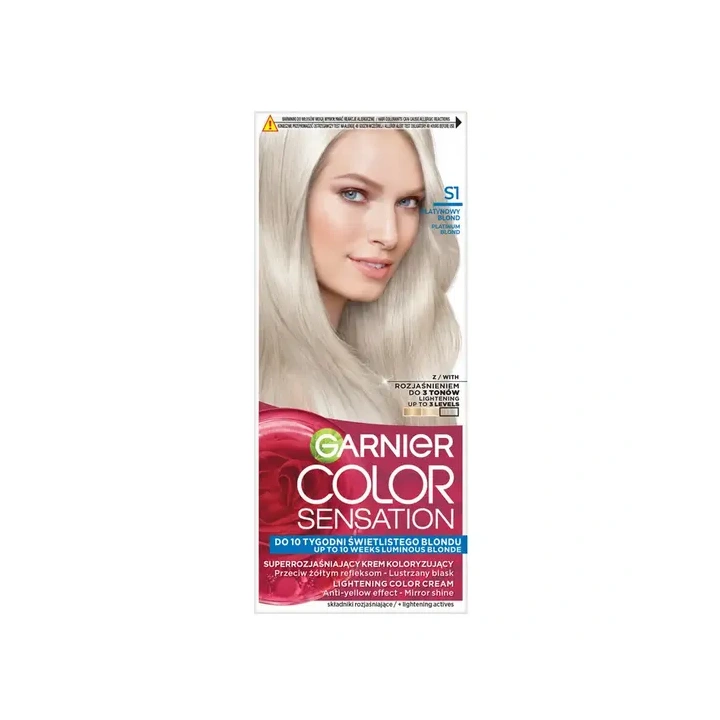 GARNIER Color Sensation krem do włosów S1 Platynowy Blond
