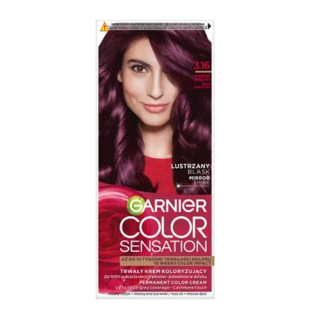 GARNIER Color Sensation krem do włosów 3.16 Głęboki Ametyst
