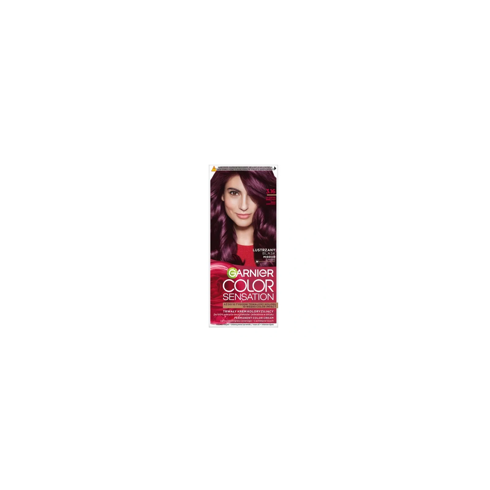 GARNIER Color Sensation krem do włosów 3.16 Głęboki Ametyst