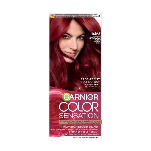 GARNIER Color Sensation krem krem do włosów 6.60 Intensywny Rubin