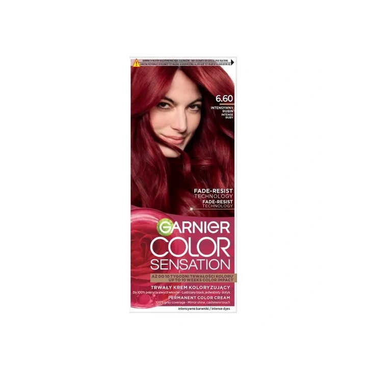GARNIER Color Sensation krem krem do włosów 6.60 Intensywny Rubin