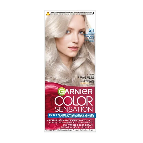 GARNIER Color Sensation krem do włosów S11 Przydymiony Ultrajasny Blond
