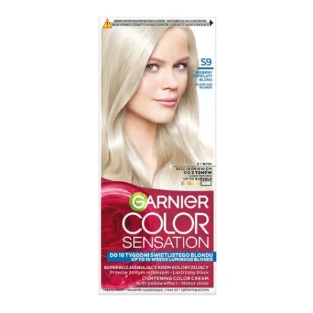 GARNIER Color Sensation krem do włosów S9 Srebrny Popielaty Blond