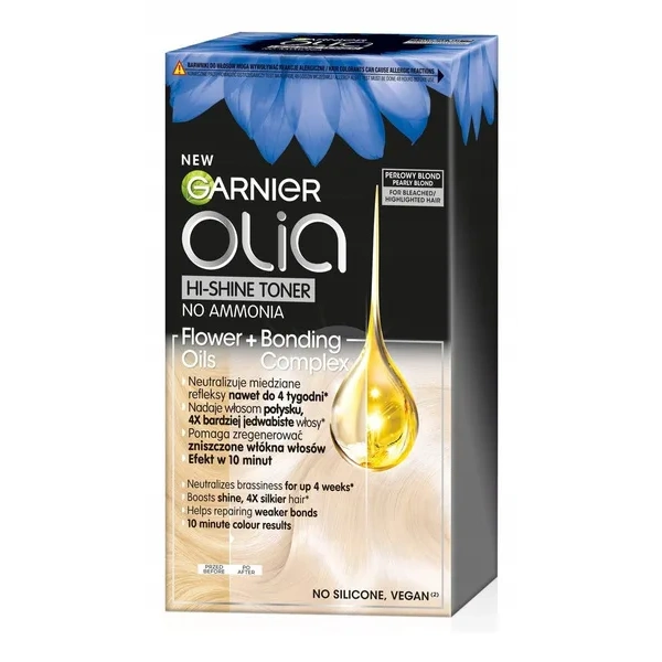 GARNIER Olia Hi-Shine toner do włosów 10.02 Perłowy Blond 