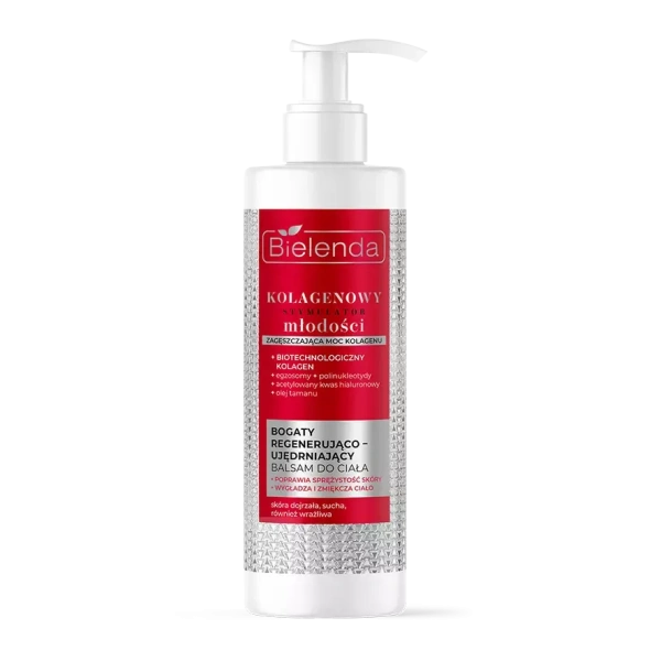 BIELENDA Kolagenowy Stymulator Młodości bogaty regenerująco-ujędrniający balsam do ciała 350ml