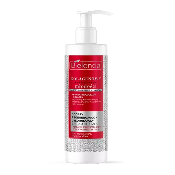 BIELENDA Kolagenowy Stymulator Młodości bogaty regenerująco-ujędrniający balsam do ciała 350ml