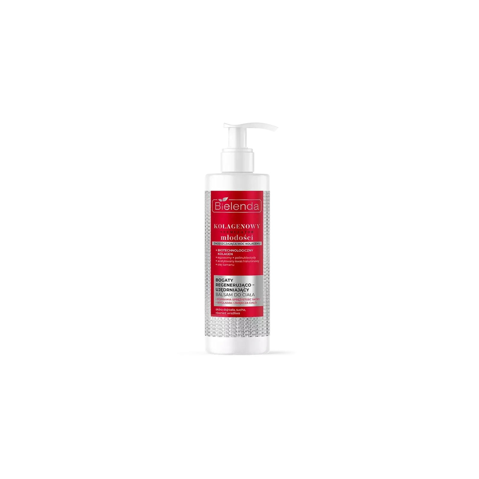 BIELENDA Kolagenowy Stymulator Młodości bogaty regenerująco-ujędrniający balsam do ciała 350ml