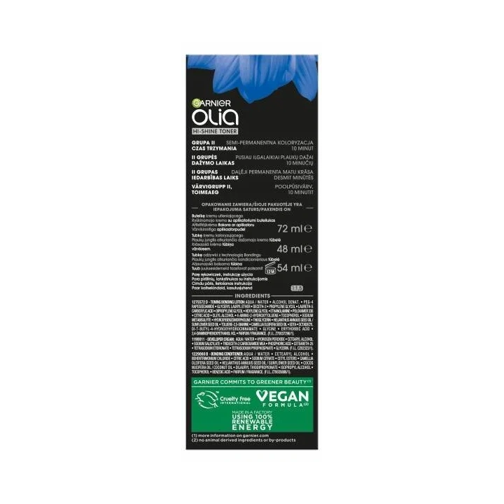 GARNIER Olia Hi-Shine toner do włosów 10.02 Perłowy Blond 